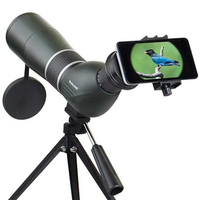 spotting telescope with phone mount