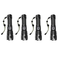 Thumbnail for Clear Vision™ Tactical Flashlight - Bright LED Flash Light Waterproof Torch USB Rechargeable (4-Pack)