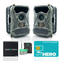 Thumbnail for Clear Vision™ Cam - Cellular Wireless Wildlife Trail Camera (Classic: 2-Pack)