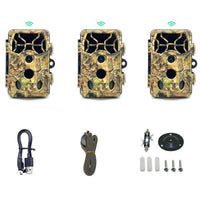 Thumbnail for Clear Vision™ Cam - WiFi Bluetooth Wireless Wildlife Trail Camera (3-Pack)