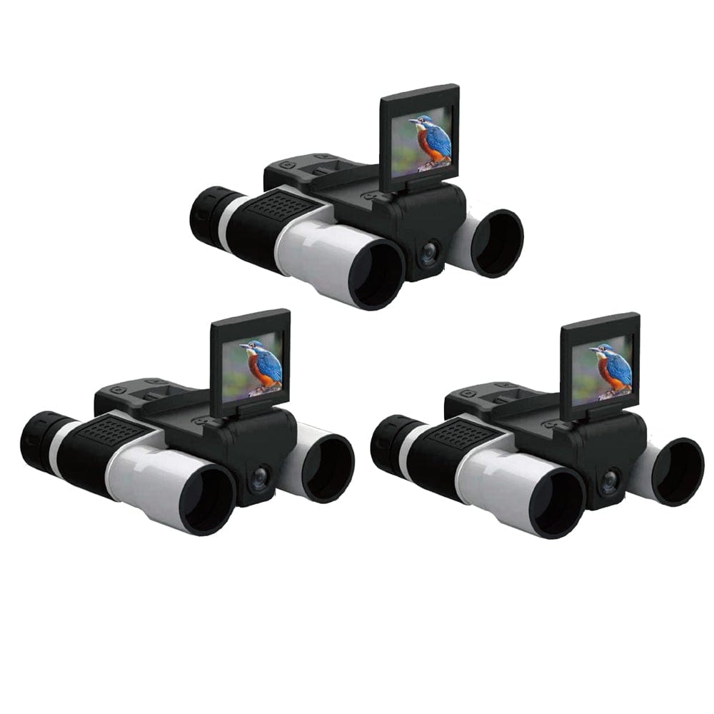 Digital Binoculars Camera - HD Video Photo Zoom Telescope (3-Pack)
