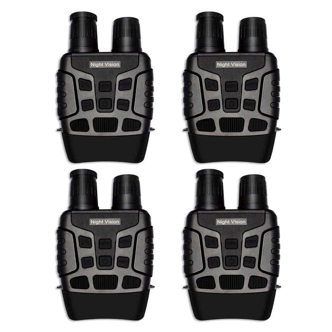 Clear Vision™ Binoculars - Digital Night Vision Goggles IR Optics (4-Pack)
