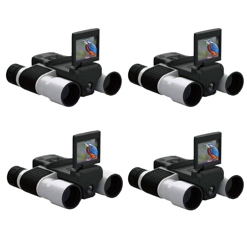 Digital Binoculars Camera - HD Video Photo Zoom Telescope (4-Pack)