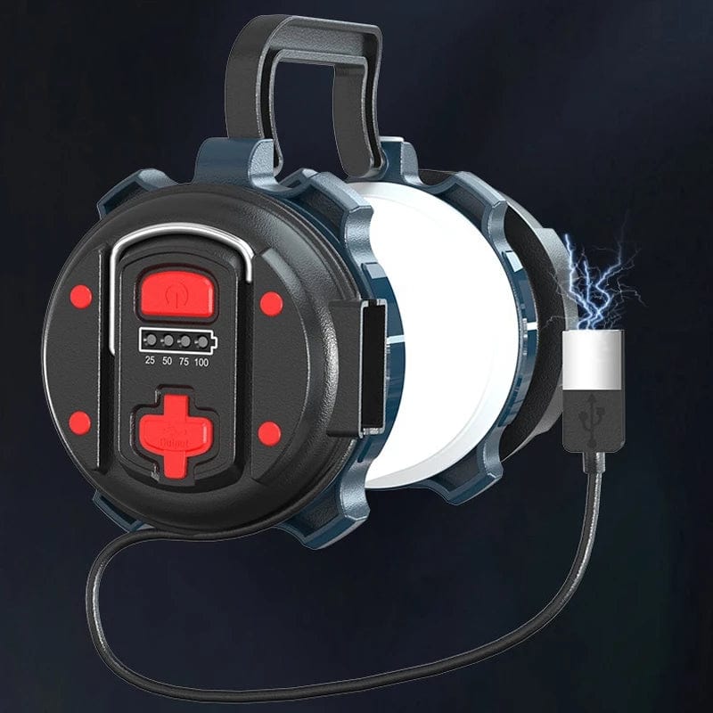 Clear Vision™ Spotlight - Rechargeable LED Flashlight Torch