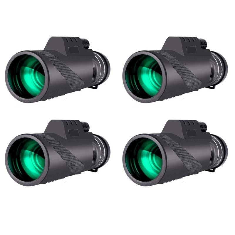 Clear Vision™ Mobile Monocular (4-Pack) - Professional Mobile Phone Monocular 40x60