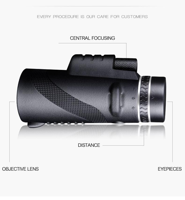 Clear Vision™ Mobile Monocular (3-Pack) - Professional Mobile Phone Monocular 40x60